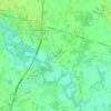 Cendon topographic map, elevation, terrain