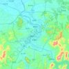 吉林市 topographic map, elevation, terrain