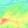 Ganzig topographic map, elevation, terrain