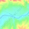 Sunbeam topographic map, elevation, terrain