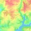 Lanmeur topographic map, elevation, terrain