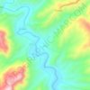 Penman topographic map, elevation, terrain