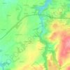 Cosquer topographic map, elevation, terrain