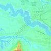 Cihampelas topographic map, elevation, terrain