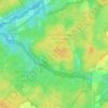 Kirchheller Heide topographic map, elevation, terrain