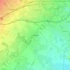 Prebbleton topographic map, elevation, terrain