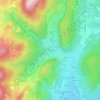 La Bouzolle topographic map, elevation, terrain