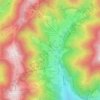 Sankt Oswald topographic map, elevation, terrain