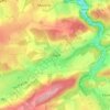 Mozet topographic map, elevation, terrain