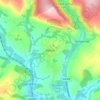 Bettws topographic map, elevation, terrain