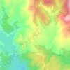 Pantane topographic map, elevation, terrain