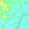 Bexley topographic map, elevation, terrain