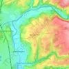 Bergerhof topographic map, elevation, terrain