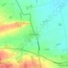 Osbournby topographic map, elevation, terrain