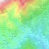 Canova topographic map, elevation, terrain