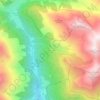Kamelisenalm topographic map, elevation, terrain