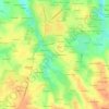 Lanorven topographic map, elevation, terrain