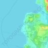 Cerro topographic map, elevation, terrain