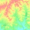 Sa Kaeo topographic map, elevation, terrain