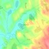 Ballinamuck topographic map, elevation, terrain