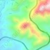 Cerro de los Cielos topographic map, elevation, terrain