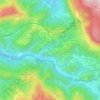 Krnica topographic map, elevation, terrain