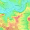 Romponcelle topographic map, elevation, terrain