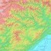 Lower Subansiri topographic map, elevation, terrain