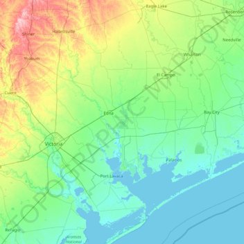 Jackson topographic map, elevation, terrain