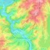 Frohnhausen topographic map, elevation, terrain