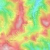 Les Chapuis topographic map, elevation, terrain