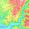Glöbusch topographic map, elevation, terrain