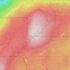 Larch Hills topographic map, elevation, terrain