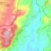 Nevogilde topographic map, elevation, terrain