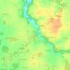 Montacher topographic map, elevation, terrain