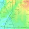 Edgemont Heights topographic map, elevation, terrain