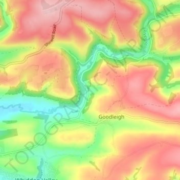 Snapper topographic map, elevation, terrain