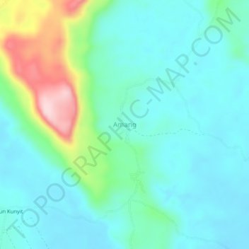 Amang topographic map, elevation, terrain