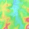 Crottefou topographic map, elevation, terrain