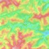 São Rafael topographic map, elevation, terrain