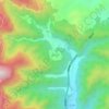 黄花园 topographic map, elevation, terrain