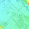Vaudes topographic map, elevation, terrain