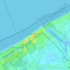 Nieuwpoort-Bad topographic map, elevation, terrain