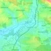 Büg topographic map, elevation, terrain