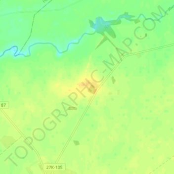 Сорокино topographic map, elevation, terrain