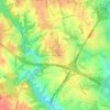 Simpsonville topographic map, elevation, terrain