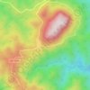 Tejra topographic map, elevation, terrain