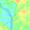 Toyuca topographic map, elevation, terrain