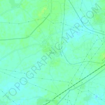 AGAS topographic map, elevation, terrain