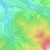 Colle San Lorenzo topographic map, elevation, terrain